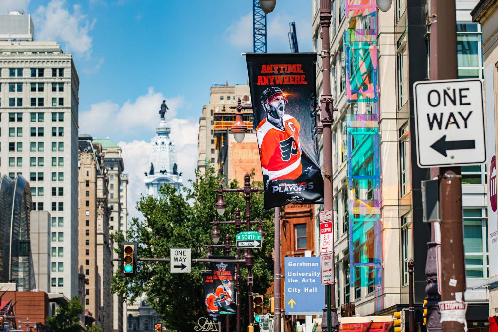 Philadelphia Flyers light up the city ORANGE