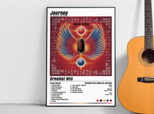 journey greatest hits album cover wall art