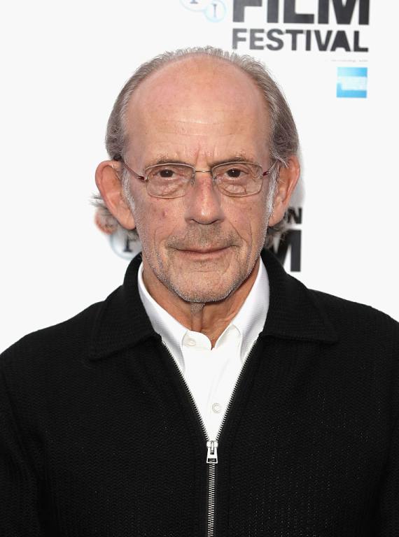 Christopher Lloyd attends the 'I Am Not A Serial Killer' screening. He's wearing a white shirt under a black zip-up jacket.