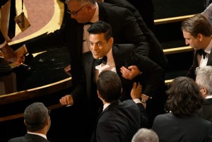 Rami Malek Fell Off Oscars Stage, Treated By Paramedics
