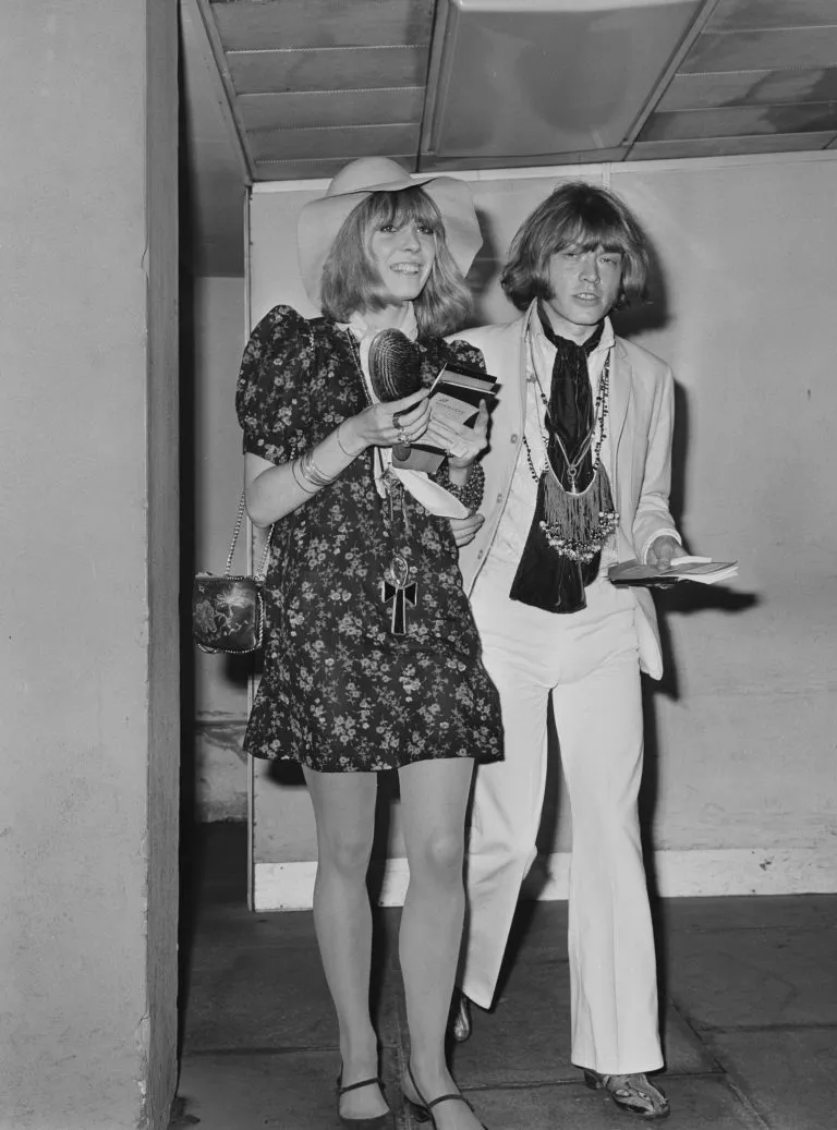 Brian Jones and Anita Pallenberg