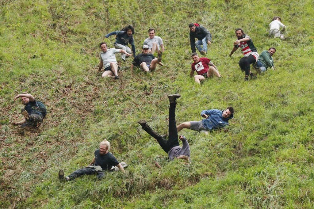 Cheese Rolling Falls 3