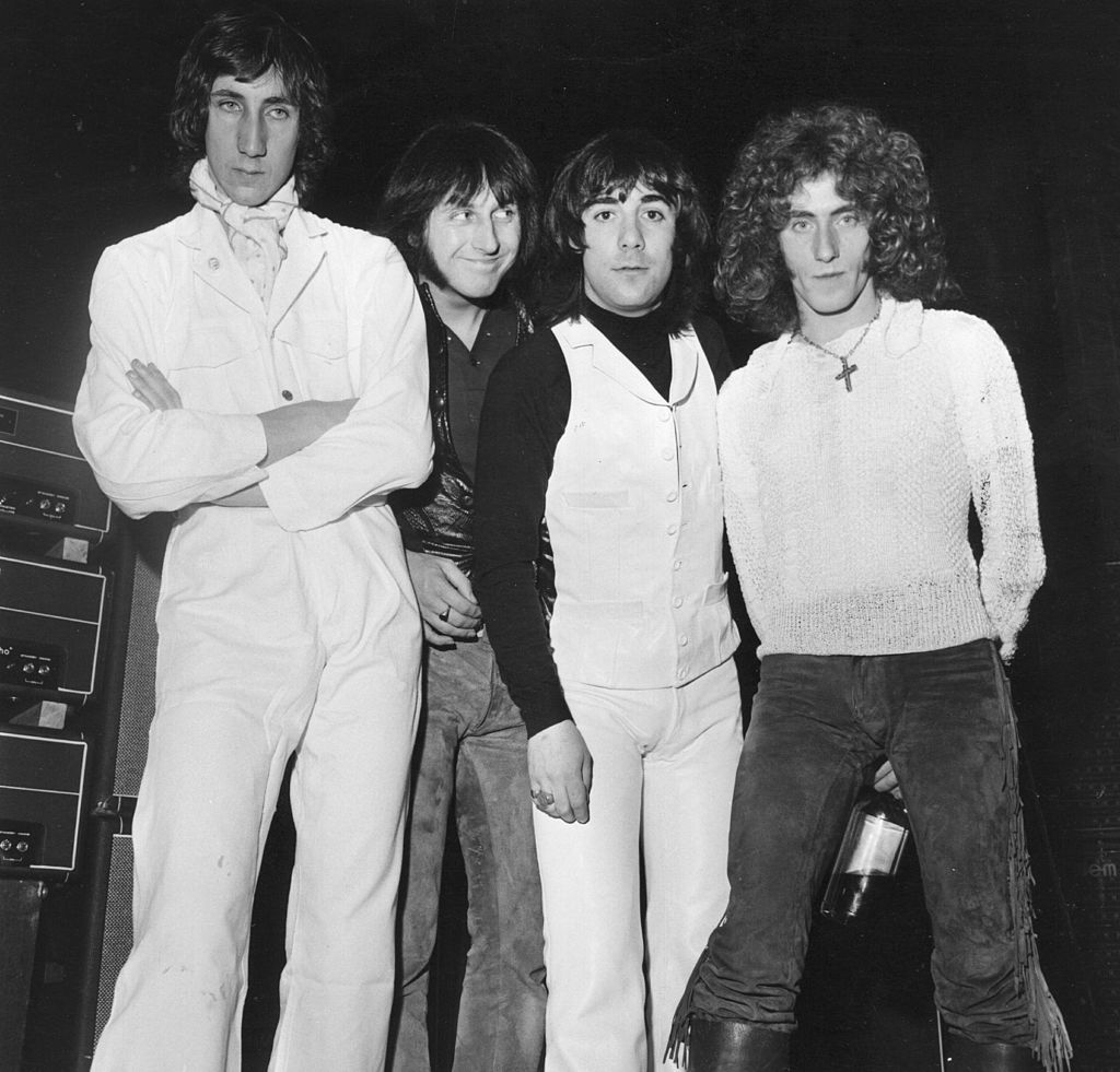 The rock group The Who pose for a picture.