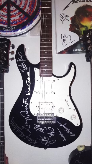 Autographed Lynyrd Skynyrd Guitar