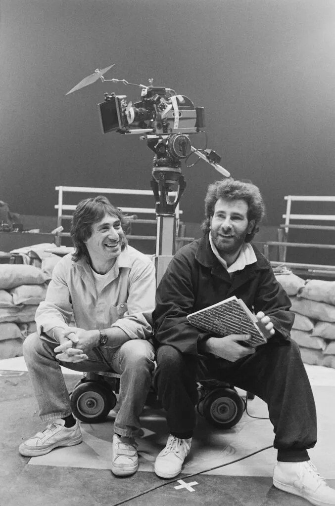 Lol Creme And Kevin Godley on set of a video