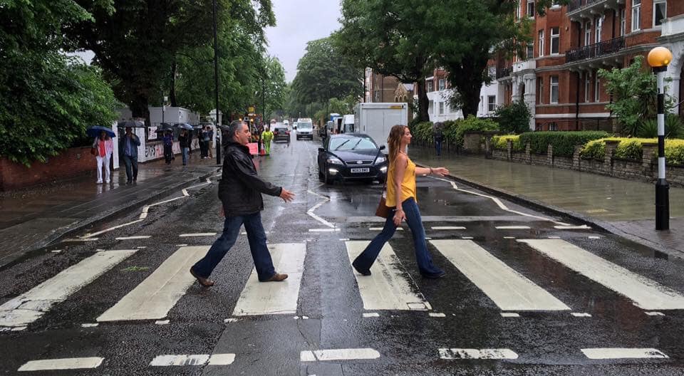 Charles Pavlov And Jill Pavlov at Abbey Road