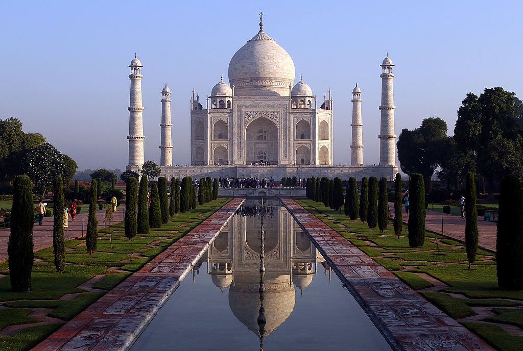 The Taj Mahal in Agra, India is on people's travel bucket list.