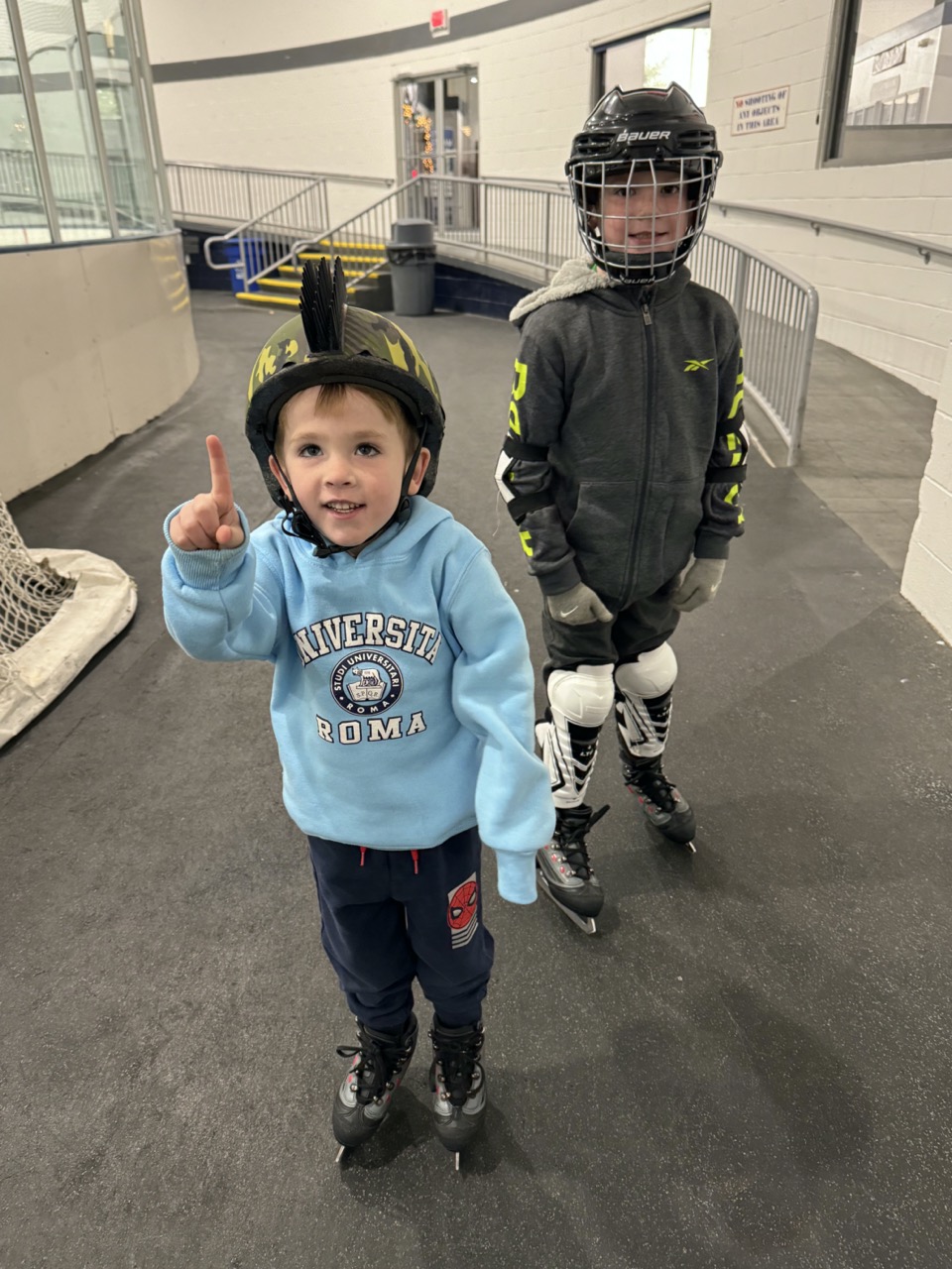 Took my boys ice skating for the first time