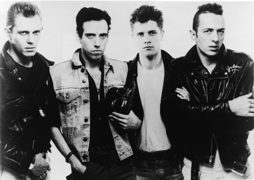 Early photo of The Clash.